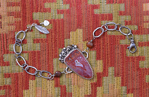Red Top Jasper Bracelet - Mary Hicklin Red Top Jasper Bracelet