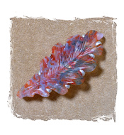 Agate Leaf Brooch