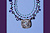 Bird's-eye Speedwell Necklace Back- Mary Hicklin Bird's-eye Speedwell Necklace Back