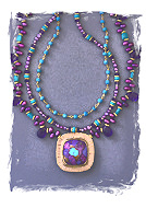 Bird's Eye Speedwell Necklace