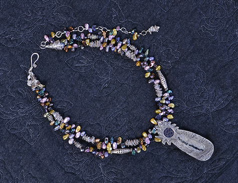 Covellite Shaman Necklace - Mary Hicklin Covellite Shaman Necklace