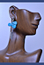 Lone Mountain Turquoise Earrings - Mary Hicklin Lone Mountain Turquoise Earrings