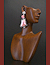 Rhodochrosite Earrings on model- Mary Hicklin Rhodochrosite Earrings on model