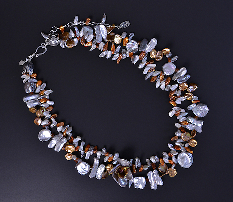 Pearl Flower Necklace - Mary Hicklin Pearl Flower Necklace