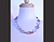 Rutilated Quartz Necklace on model