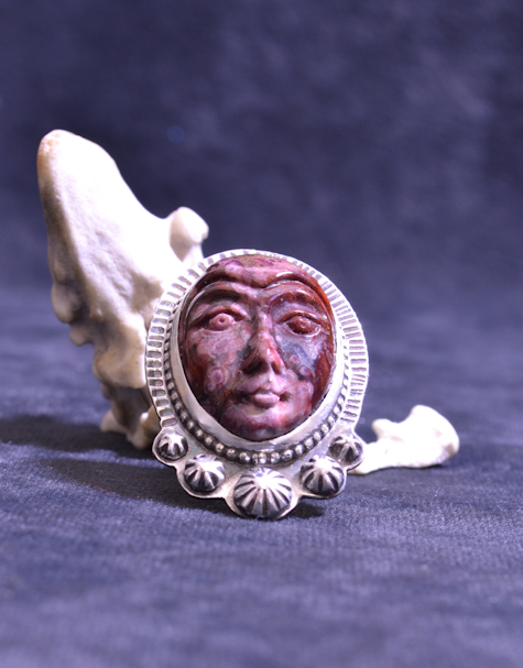 Poppy Jasper Face Ring - Mary Hicklin Poppy Jasper Face Ring