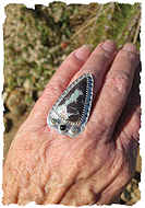 Variscite Ribbon Ring