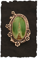 Green Variscite Ring
