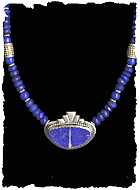 Lapis Surface Necklace