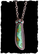 Parrot Wing Pendant Necklace