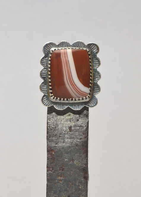 Lake Superior Agate Ring
