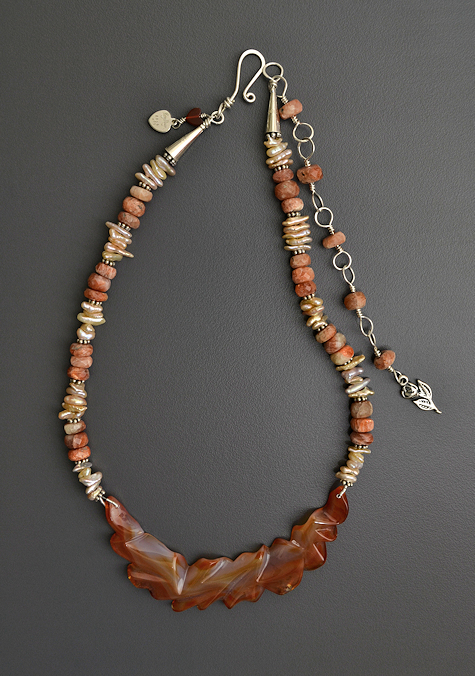 Agate Wreath Necklace - Mary Hicklin Agate Wreath Necklace