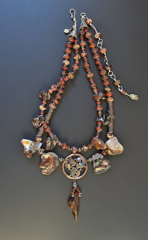 Fire Agate Necklace